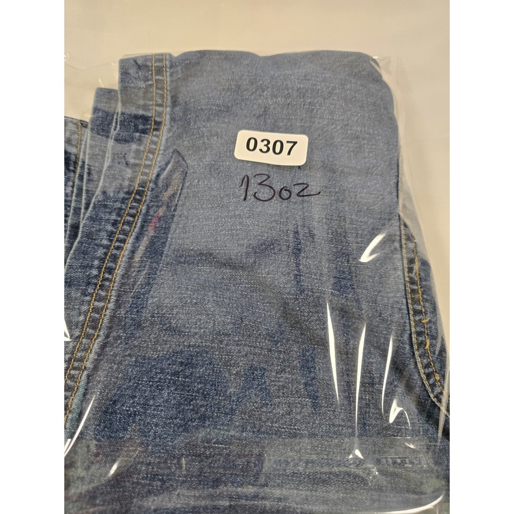 Cherokee Brand Womens Denim Shorts Blue Elastic Waist Drawstring Size 16 Cotton - Picture 8 of 9